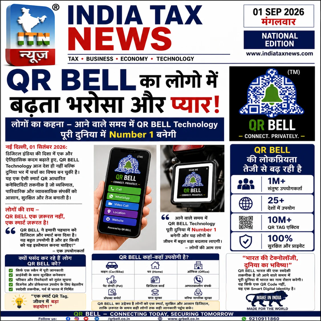 QR BELL Technology: A New Step Towards Smart QR-Based Connectivity