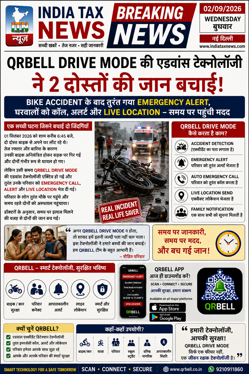 QR BELL- ACCIDENT NEWS
